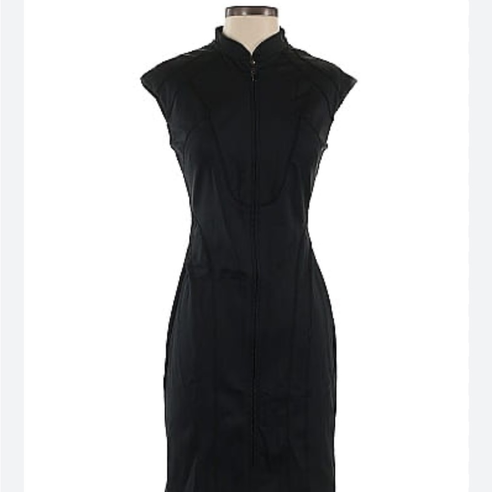 Sleeveless cocktail dress, black, laundry by Shelli Siegel.